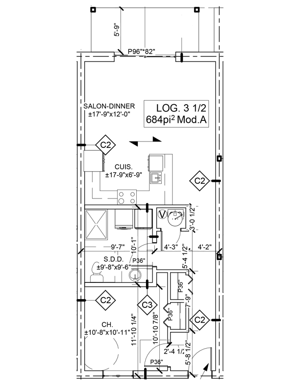 3 ½ à louer à East Angus | Immo Fortis
